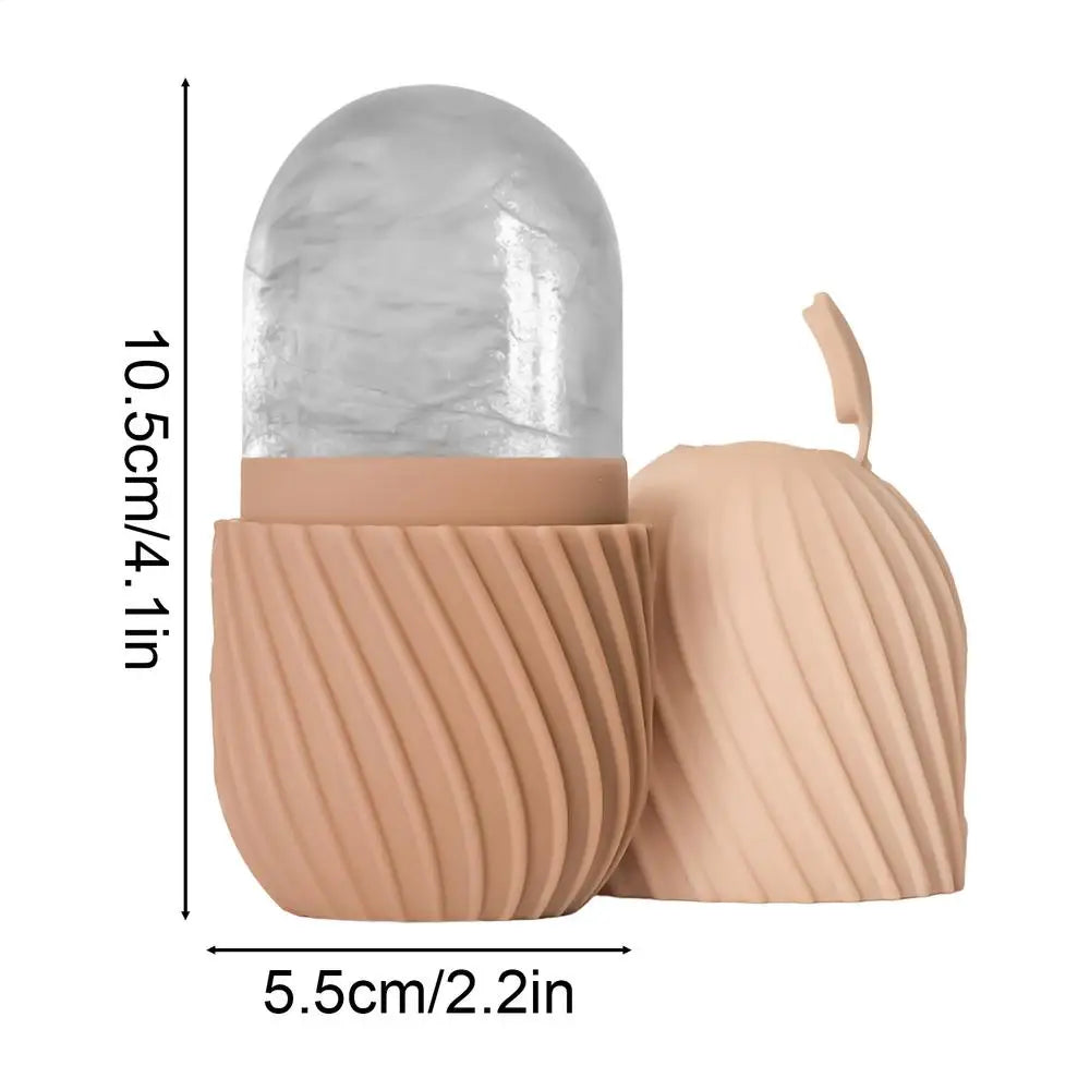 Face Ice Roller mold Beauty facial ice tray Massage silicone ice tray Facial Massager Face Lifting Beauty Skin Care Tools
