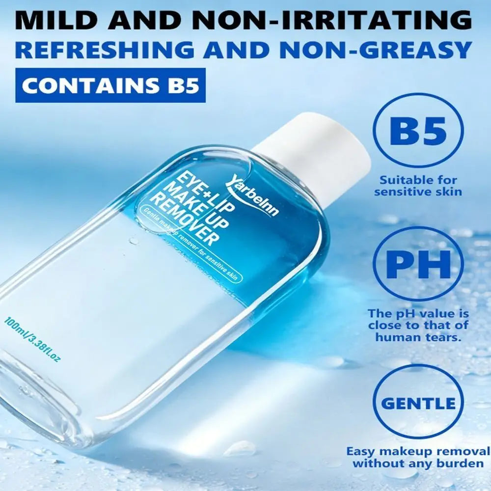 Non-Irritating Eye and Lip Makeup Remover Deeply Cleanses Quickly Gently Makeup Removal Oil Soothing Skin Cleansing Oil