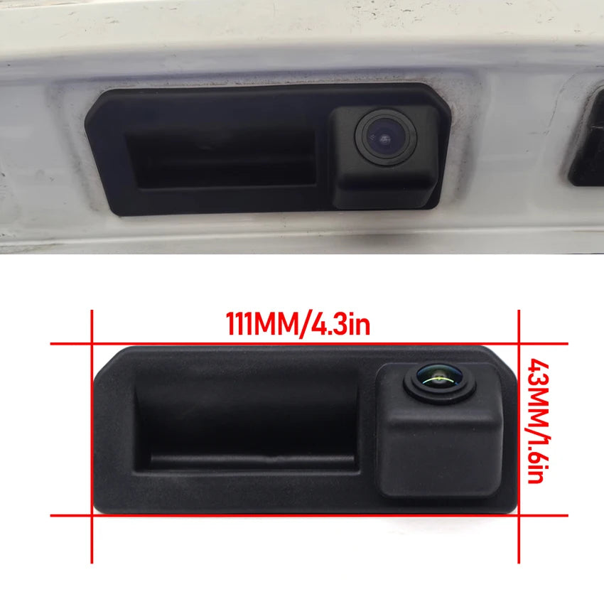 Car Parking Camera For Seat Ateca 2016~2023 Arona 2017~2023 Fisheye Lens Trunk Handle Rear View Camera HD CCD Night Vision