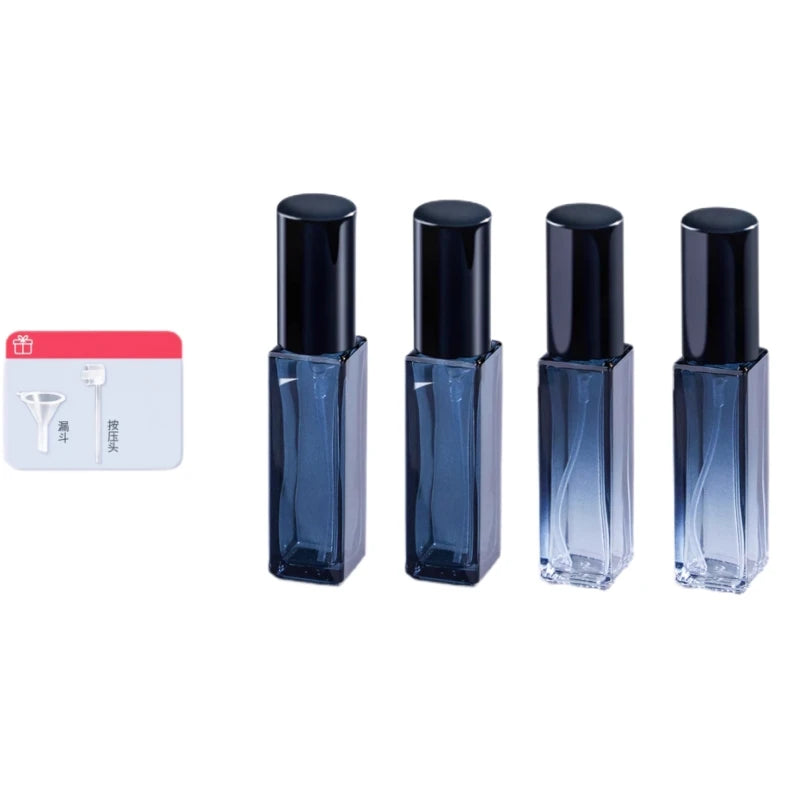 4PCS 10/20ml High Quality Perfume Spray Bottle Empty Glass Parfum Atomizer Travel Cosmetic Bottl Sample Vials Refillable Mini