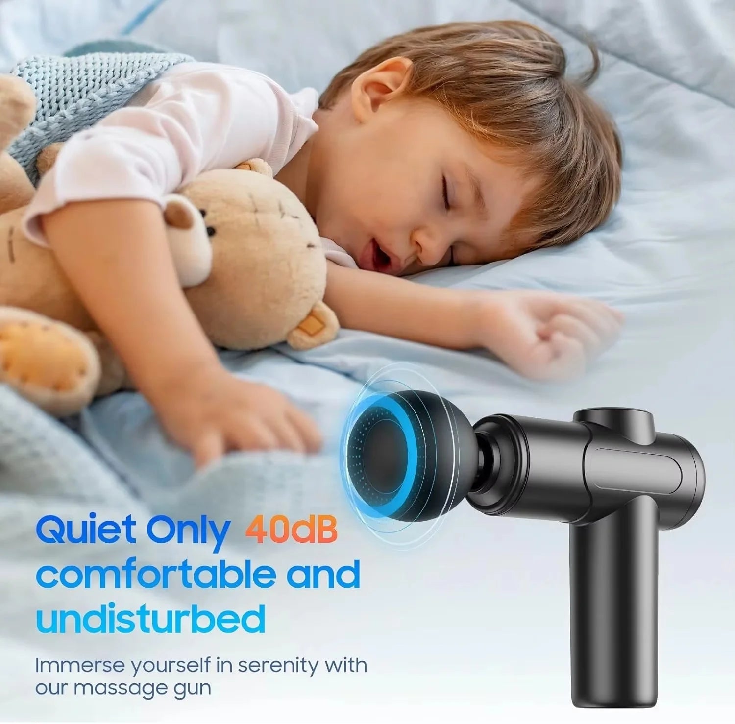 Professional Deep Tissue Massage Gun 6800RPM 10KG 6 Speeds 8 Heads Mini Portable Quiet Muscle Massager for Body Fitness Sports R