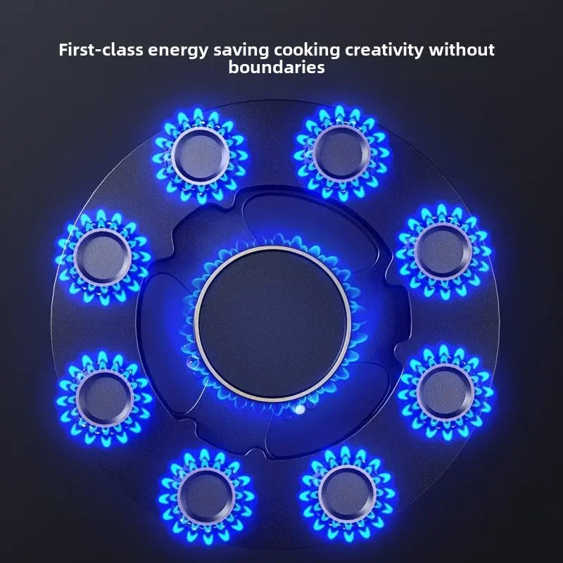 Embedded Three-Burner Gas Stove Dual Fuel Natural Gas LPG Household
