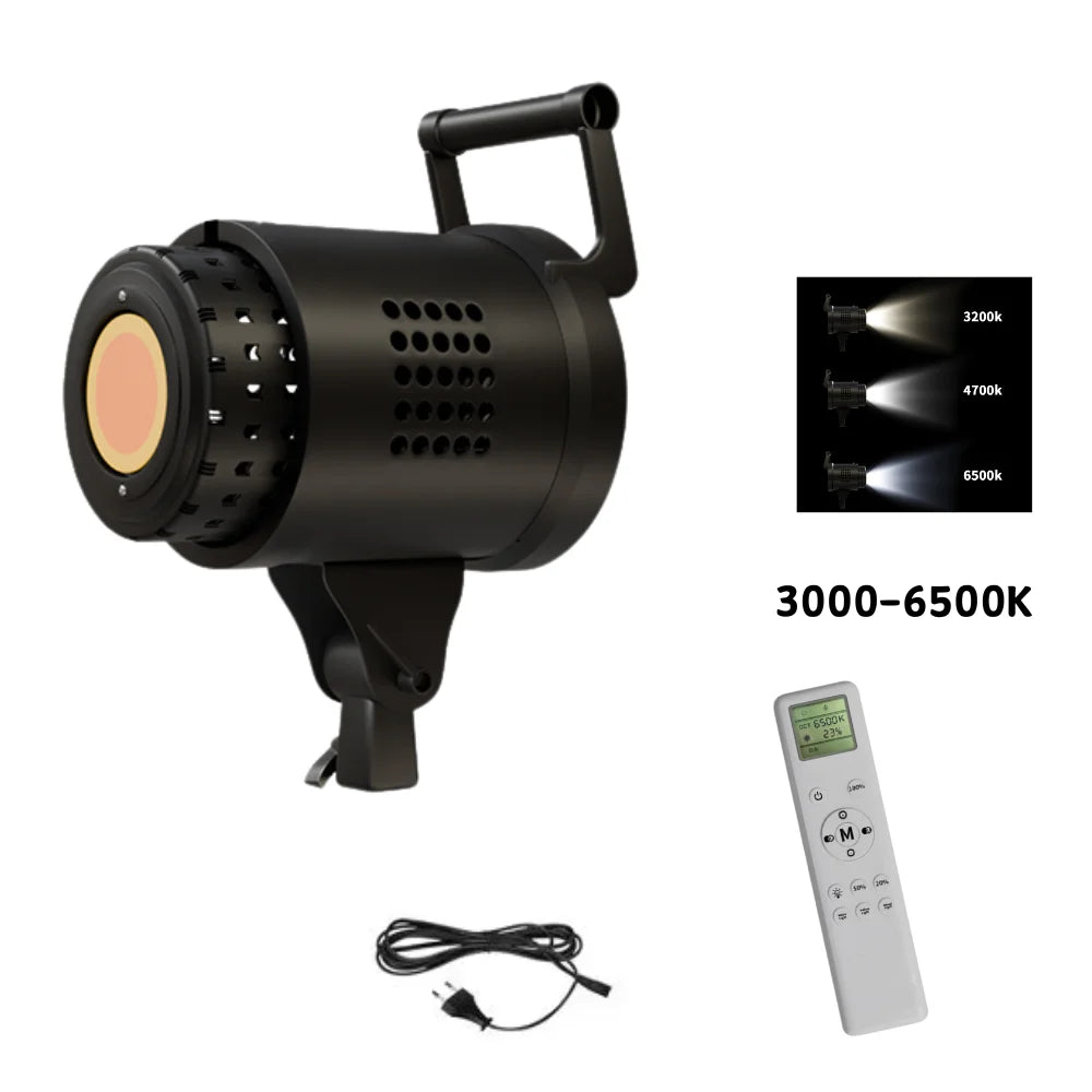 115/135W Photography Bowens Lighting LED 220V Video Studio Daylight-Balanced Lamp Portrait Flash Studio 3000-6000K 3 Colors