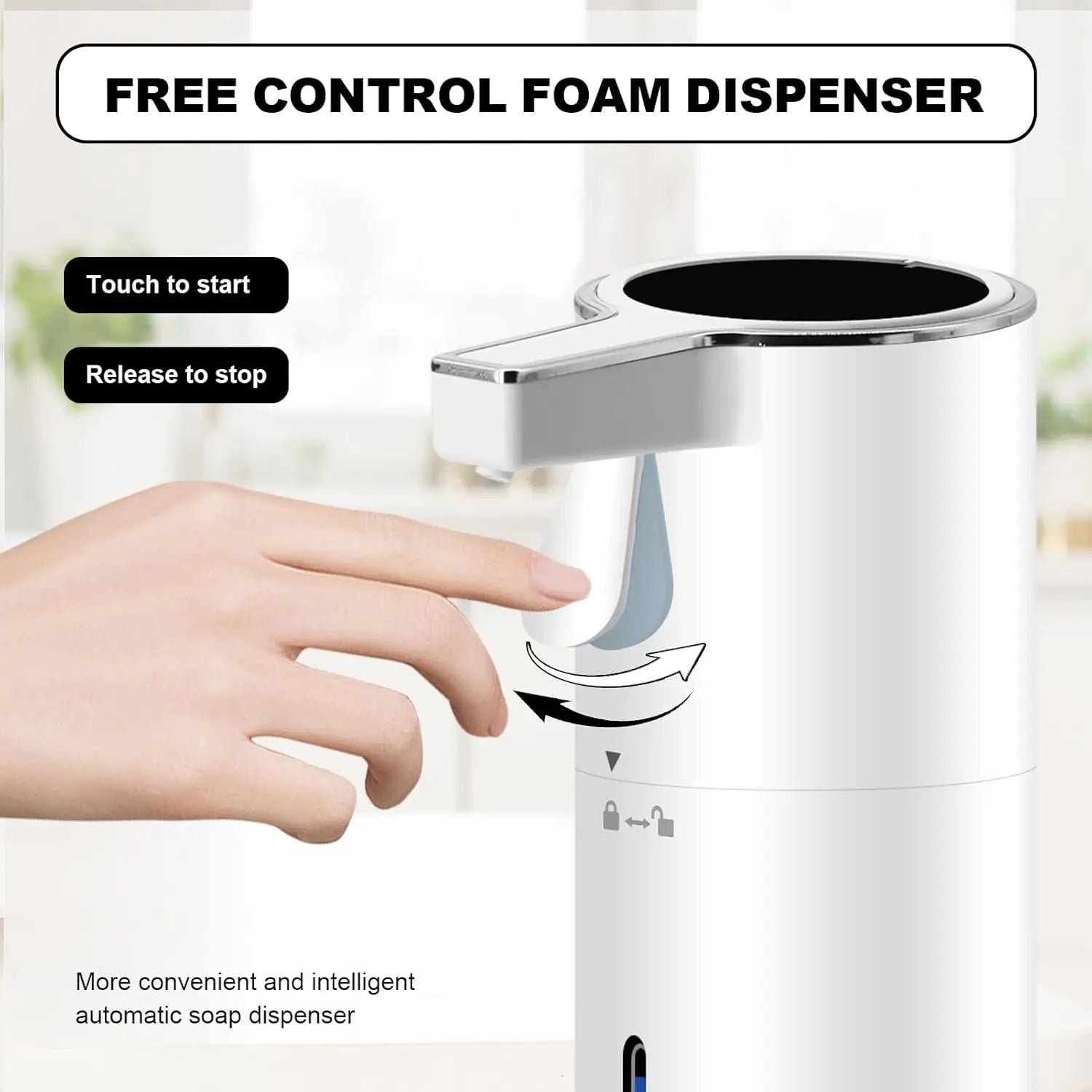 Cross-border bestseller touch foam soap dispenser automatic hand wash machine electric induction hand wash machine wall-mounted