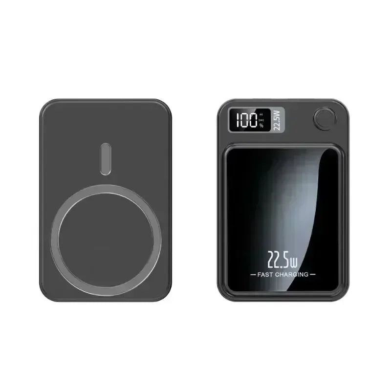 30000mAh Magnetic Wireless Power Bank 22.5W Phone Fast Charger For iPhone 15 14 13 12 External Auxiliary Backup Battery Pack