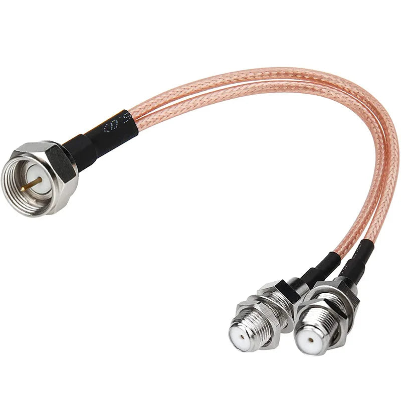 3.5mm to 2-RCA Adapter Gold Plated Stereo to Male Female Audio Splitter Cable for TV Speaker Home Theater Sound System,connector