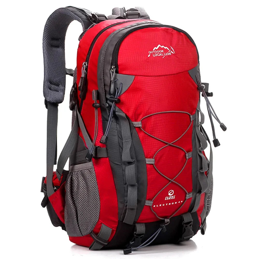 40L Outdoor Climbing Mountaineering Backpack Waterproof Functional Men Women Sports Bag Hiking Traveling Bag