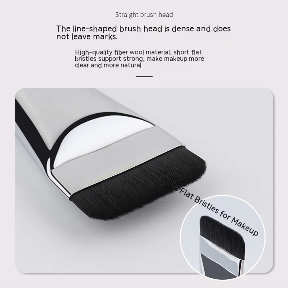 Ultra Thin Foundation Brush Lightweight and Thin Face Contour Brush Flat Contour Brush Blending Foundation Cream Makeup Brushes