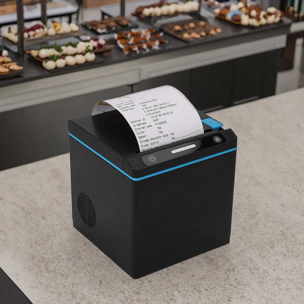 HSPOS 58/80mm Cloud Print Thermal Ticket Receipt Printer Supports ESC/POS Command Cloud Printing Only-HDF