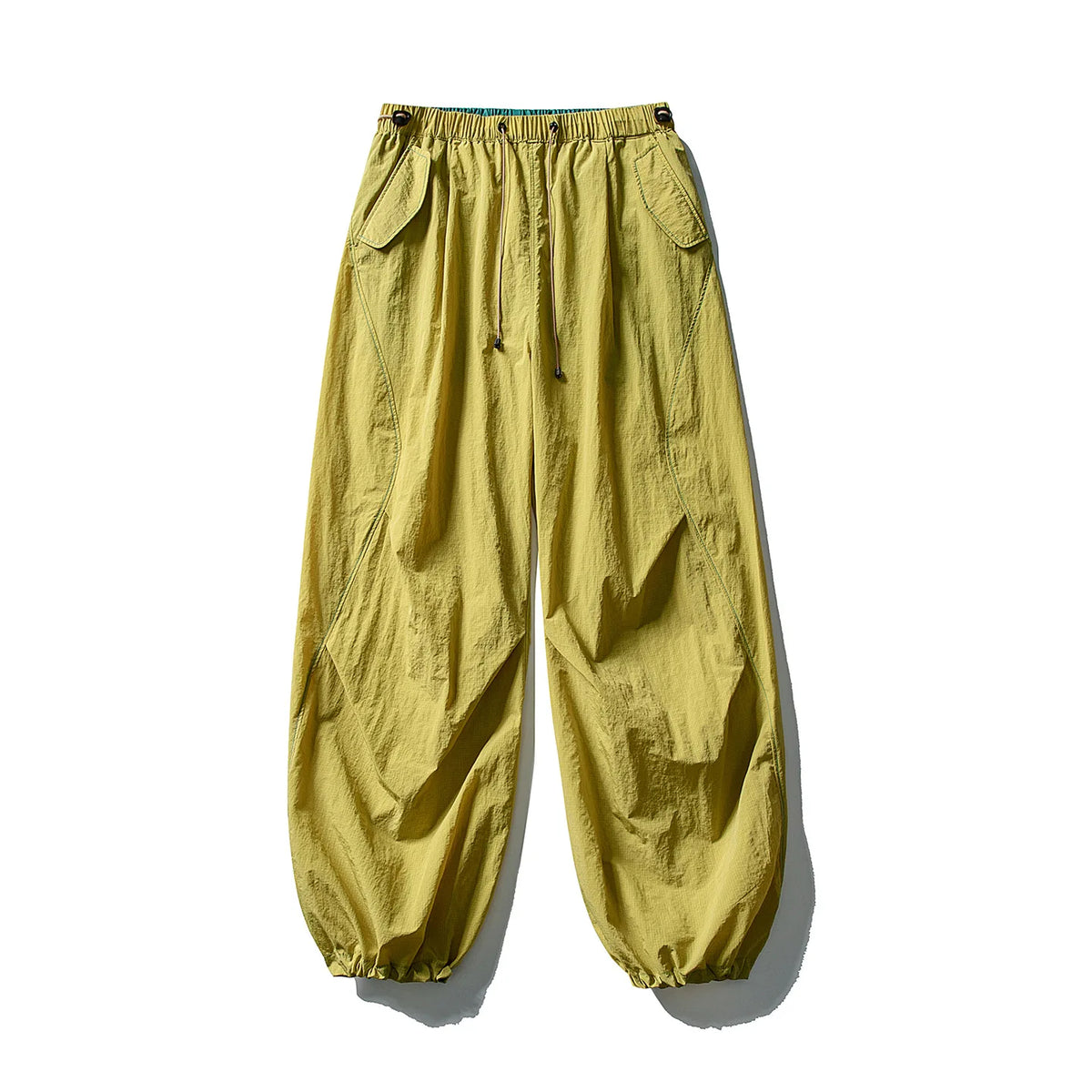 Men Women Outdoor Lightweight Quick Dry Loose Casual Sport Wide Leg Cargo Pant Couple Streetwear Hiking Track Techwear Trousers