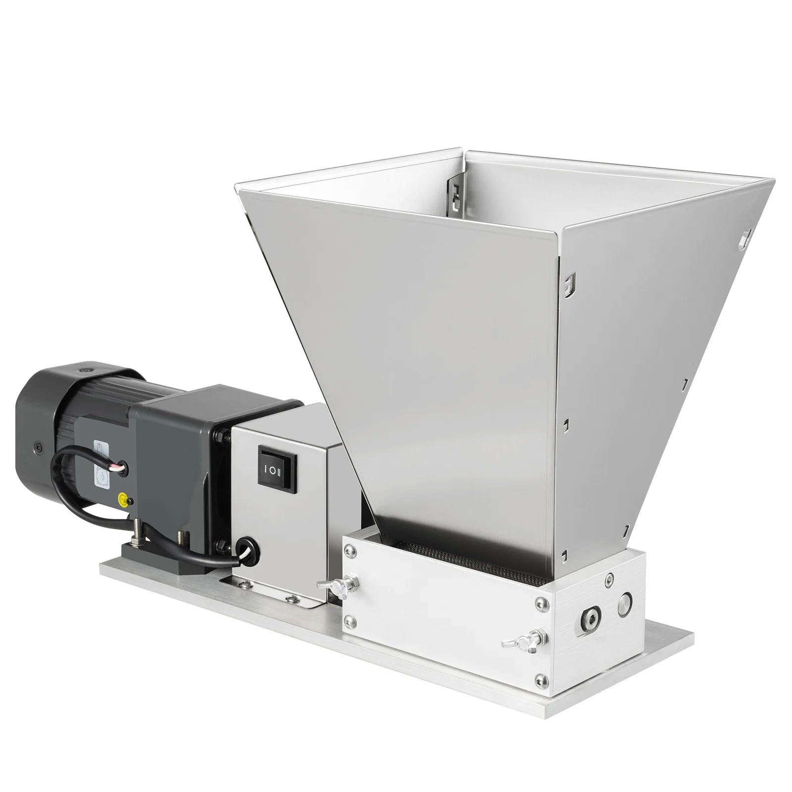 4L Electric Grain Mill 20kg/h Barley Grinder Wet/Dry Malt Crusher Grain HomeBrew Mill Widely Use For Grain Feed Production