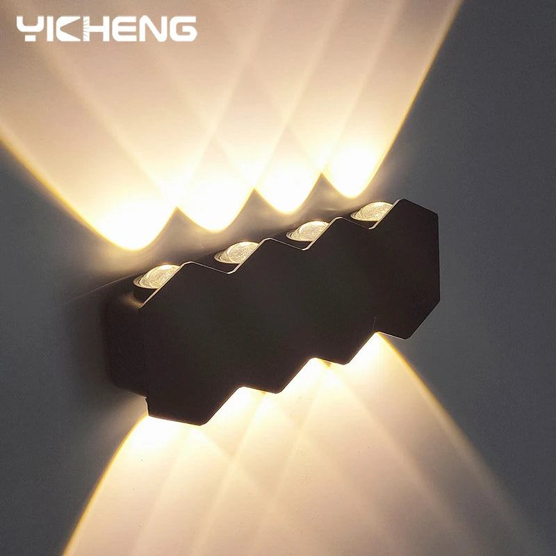 LED Wall Lamp Waterproof Outdoor Wall Light Porch/Garden/Bedroom Indoor Modern Nordic Sconce Luminaire 2 4 6W 8W 10W 12W 85-265V