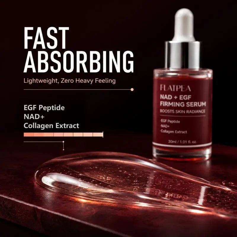 30ml EGF NAD Collagen Face Serum, Firming Hydrating Nourishing Essence, Helps Improve Fine Lines & Enhance Skin Elasticity Care