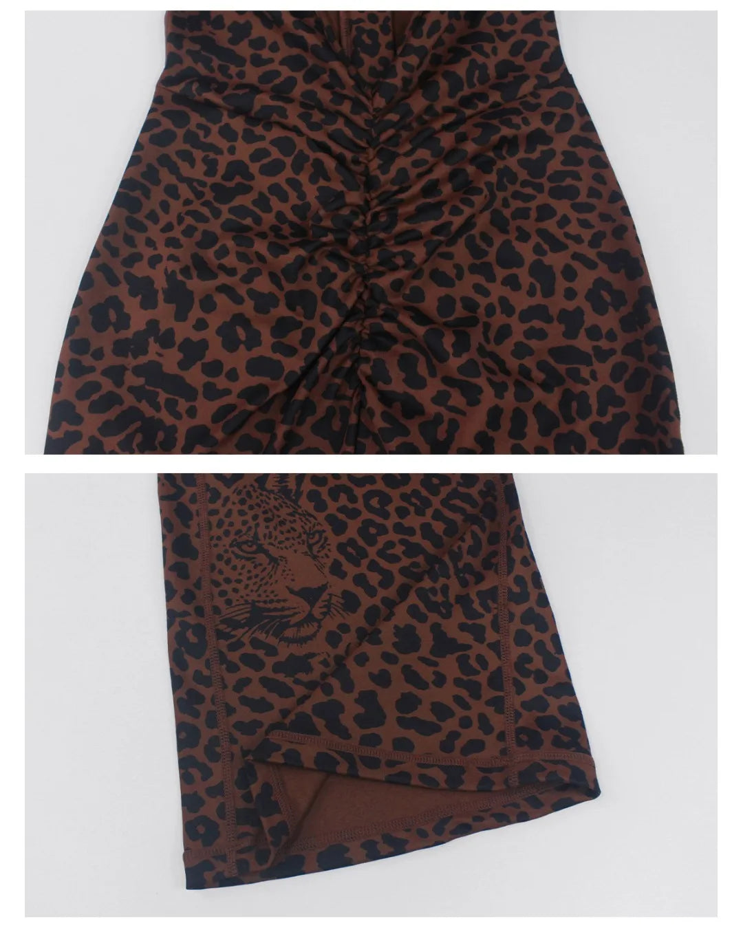 Women's Leopard Print One-Piece Yoga Jumpsuit Hip Lift Backless Sexy Fashion Sports Running casual Workout Gym Fitness Jumpsuit