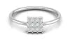 Lab Grown Diamond Ring 14K 18K Solid Gold 9 Stone Matrix CVD Diamond Engagement Ring Dainty Geometric Fine Jewelry For Women