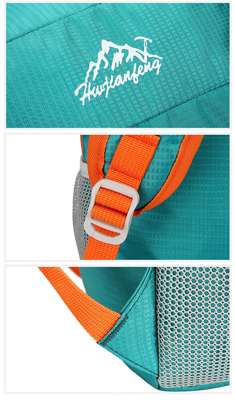 Portable Hiking Backpack Large Capacity Foldable Mountaineering Climbing Bags Durable Waterproof Lightweight Travel Bags