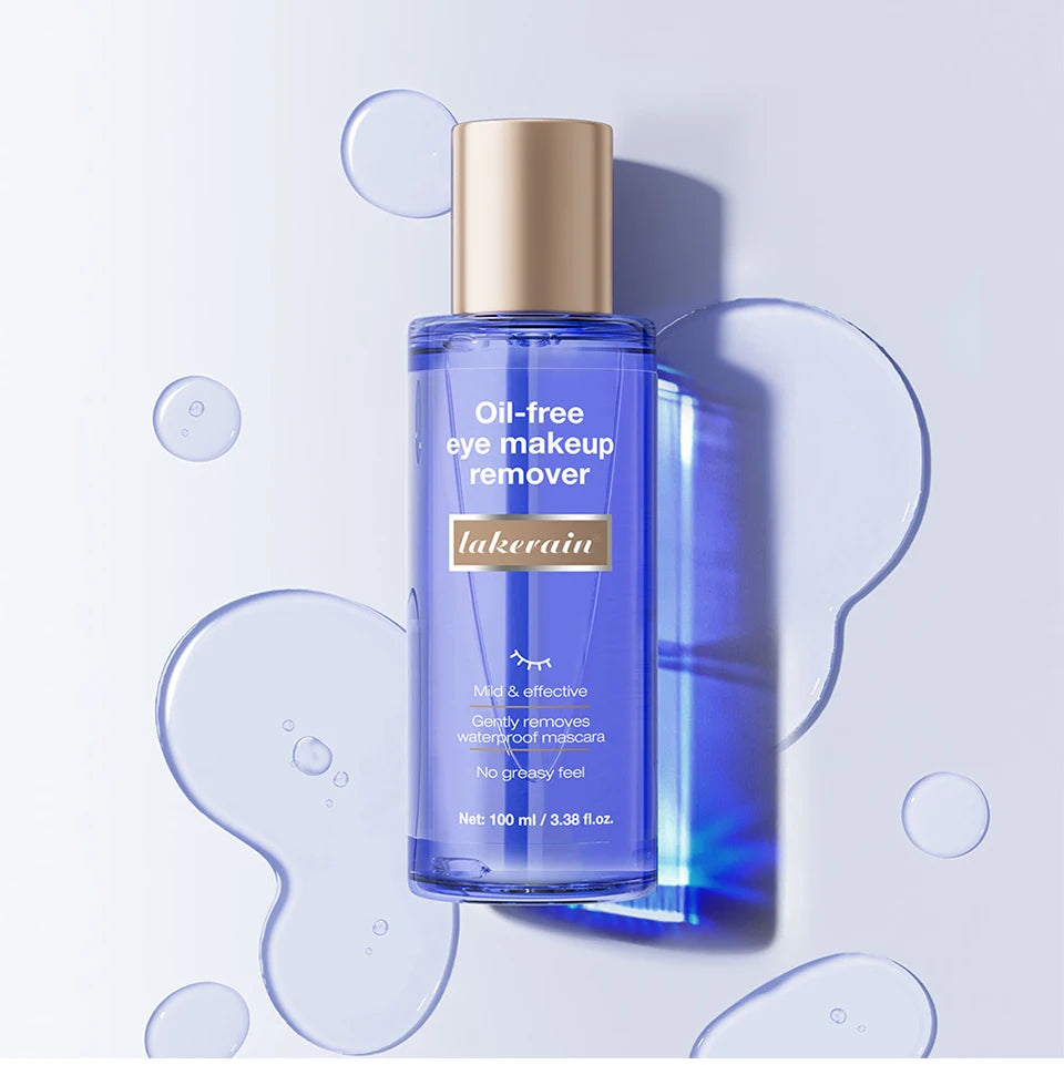 Lakerain Oil-free Eye Makeup Remover Non-irritating, Effectively and Gently Removing Eye Makeup
