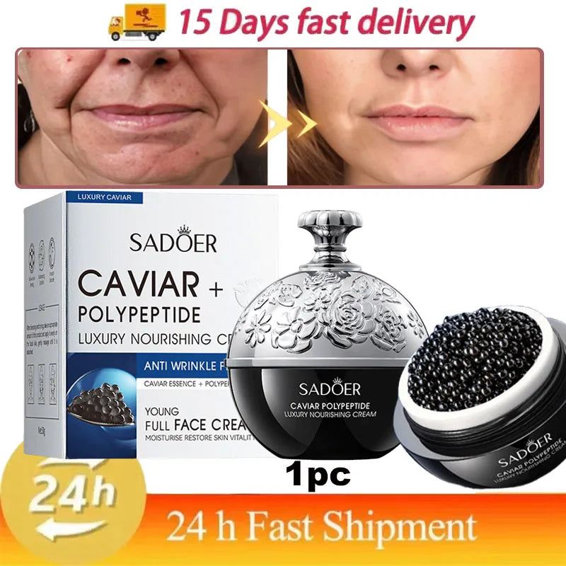 Caviar Anti-Wrinkle Face Cream Collagen Anti-Aging Firming Lift Fade Fine Lines Moisturizing Smooth Brighten Skin Care Products