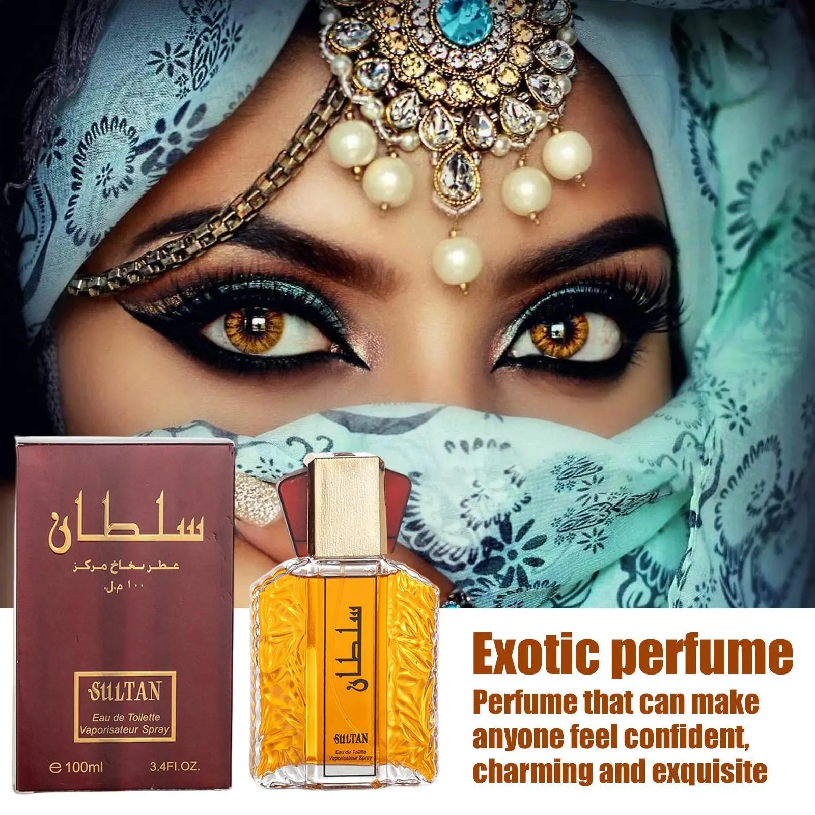 Arabic Style Perfume Men 100ML Dubai Muslim Lasting Cologne Unisex Eau De Parfum Charming Man Aroma Exotic Charm Parfums Homme
