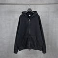 ZODF 2025 Autumn Men Heavy Weight 480gsm Hoodies Unisex Retro Washed Terry Cotton Distressed Hooded Coats HY1110