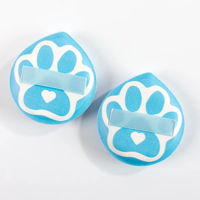 Cute Powder Sponge Puffs Foundation Cream Cushion Puff Cat Claws Shape Makeup Sponge Air Cushion Beauty Cosmetics Tools Portable