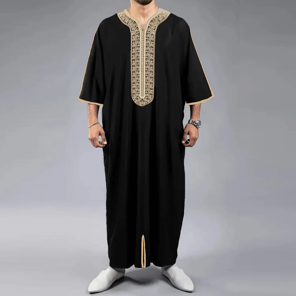 White Kaftan Men's Suit Embroidery Floral Top Pants Kaunda Suit African Casual Outfits Wear Traditional 2PCS Set Wedding Tuxedo