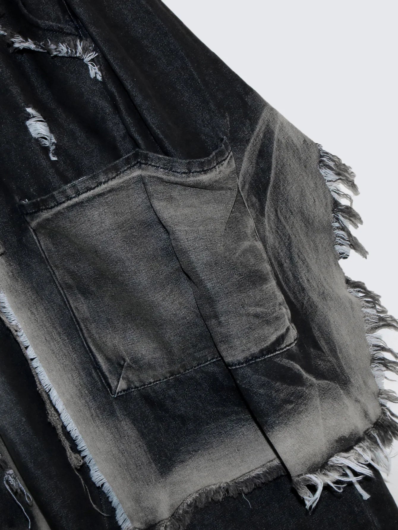 New Vintage Distressed Frayed Ripped Jeans Women's Fashion Loose Harem Pants Casual Hip Hop Streetwear Denim Trousers for Women