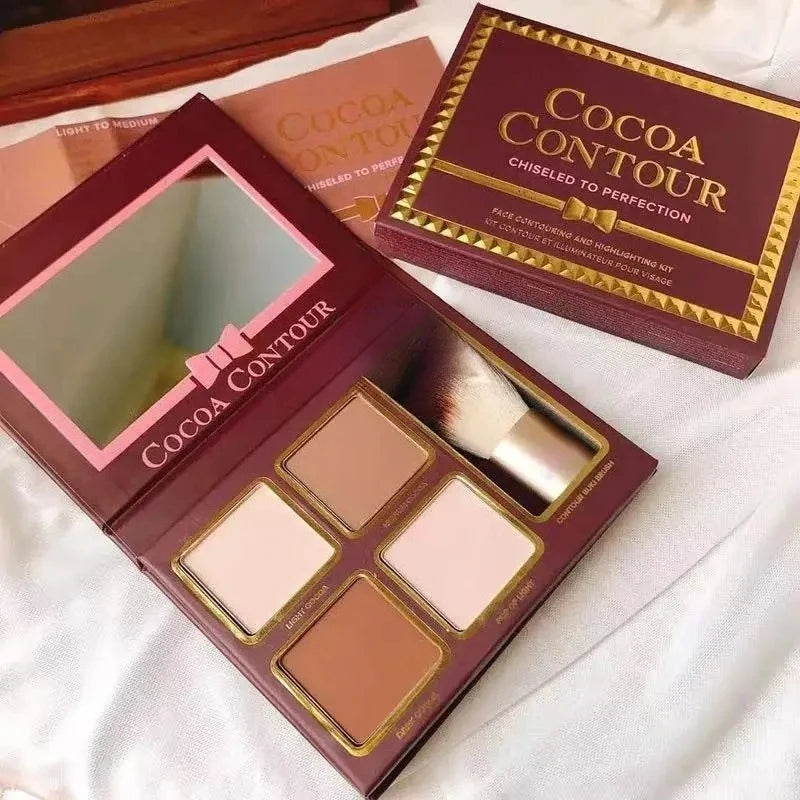 Makeup Tool Kits New 4color Makeup Powder Cocoa Facial Contour with Brush
