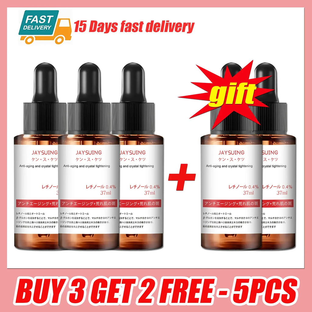 Retinol Anti-Wrinkle Face Serum Anti-Aging Lifting Firming Fade Fine Lines Improve Skin Dullness Moisturizing Care Beauty Health