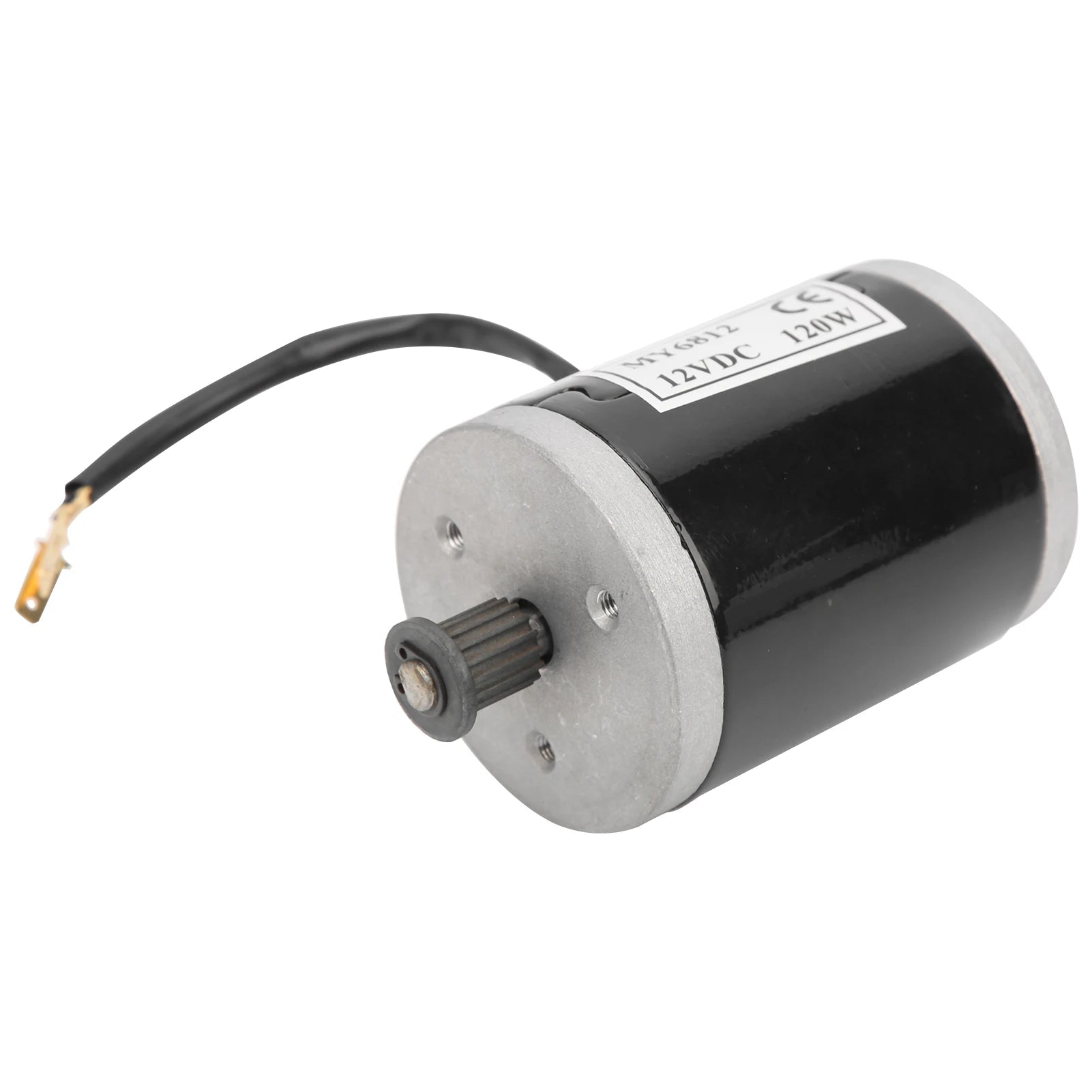 120W Small Motor 12V Motor MY6812 12V 120W Small Electric Scooter High Speed Brushed Motor with Belt Pulley E-Bike Brushed Motor