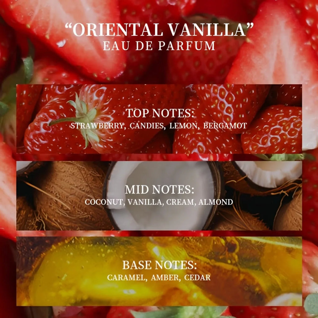 10ml Strawberry Cake Scented Perfume Spray for Women - Elegant Women's Perfume with Rose Scent, Roll-On Fragrance, Gourmet Oriental Notes, Featuring Strawberry, Coconut, Candy, Vanilla, Caramel, and Cream Scents, Long-Lasting