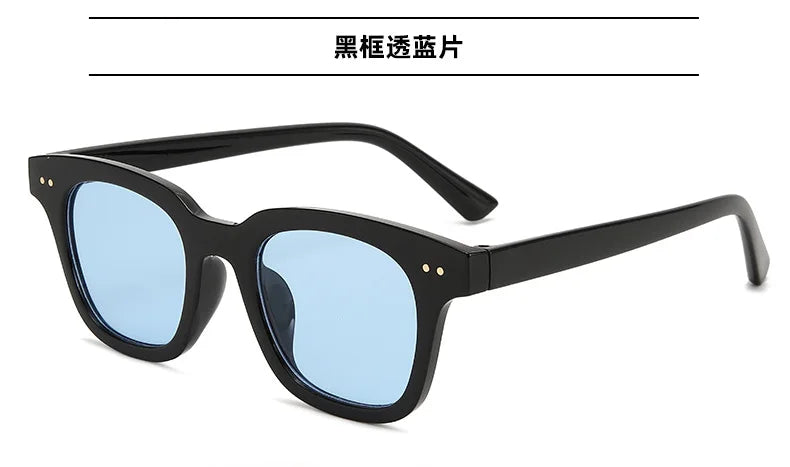 Vintage Square Sunglasses Men Women Luxury Brand Designer Rectangle Sun Glasses Fashion Men Sun Glasses Oculus Christmas