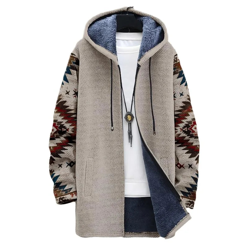 Spring Men's Trend Lapel Chenille Woolen Coat Woolen Coat