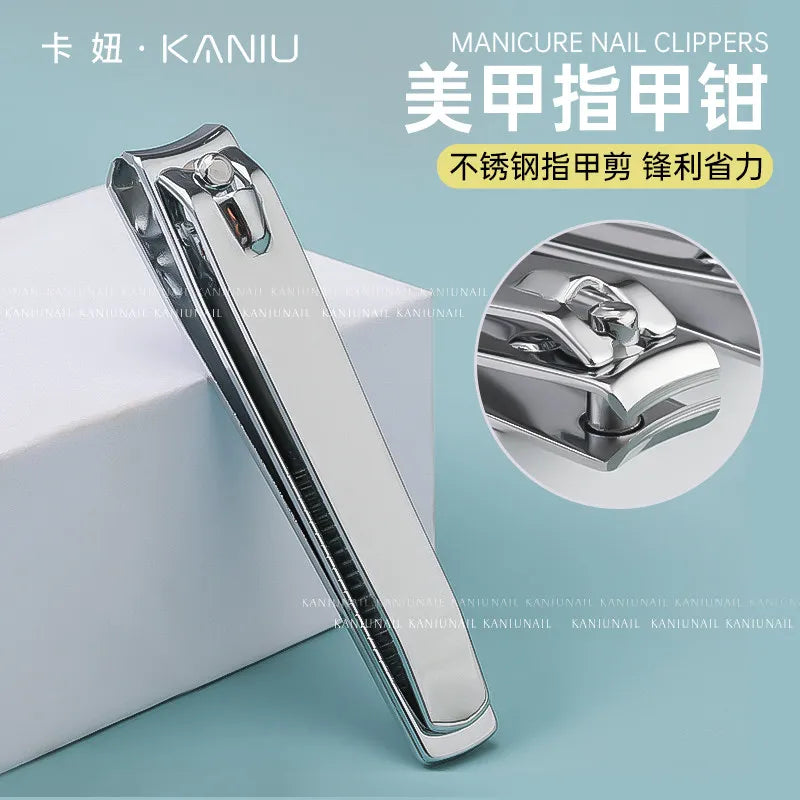 Nail Clippers Professional Metal Nail Cutter Nail Trimmer Fingernail Cutters with Nail File Sharp Manicure Tools For Adult Women