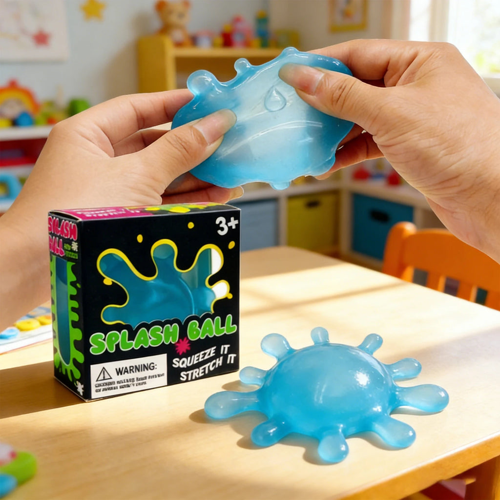 Splash Shaped Pinching Ball Slow Rebound Pressure Relief Ball Maltose Decompression Toy Squeeze Balls Blind Box Party Gif Toys