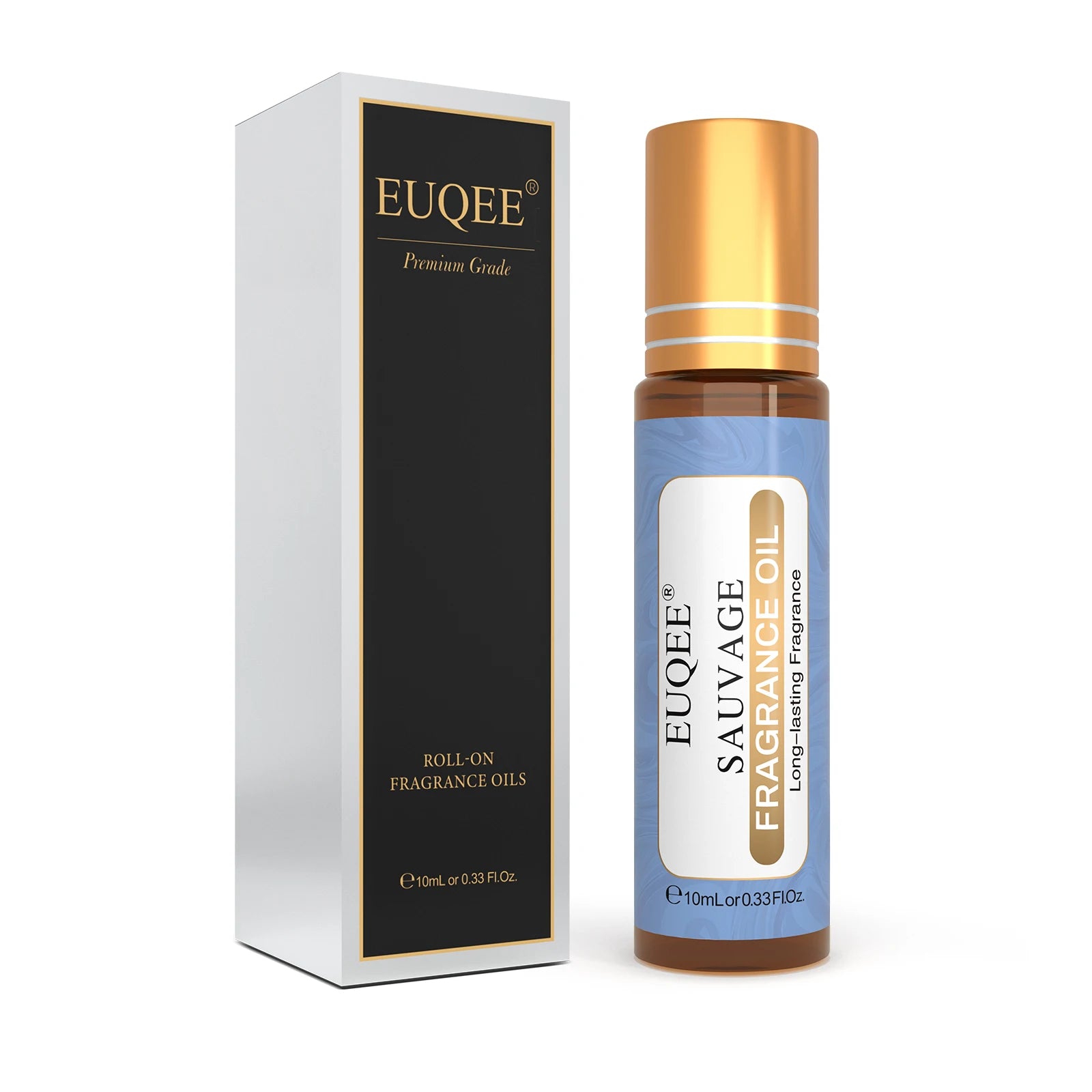 EUQEE 10ml Fragrance Oil Roll-On Long Lasting Scent La Vie Est Belle CHANCE Jadore Cotton Strawberry Mango for Diffuser Burner