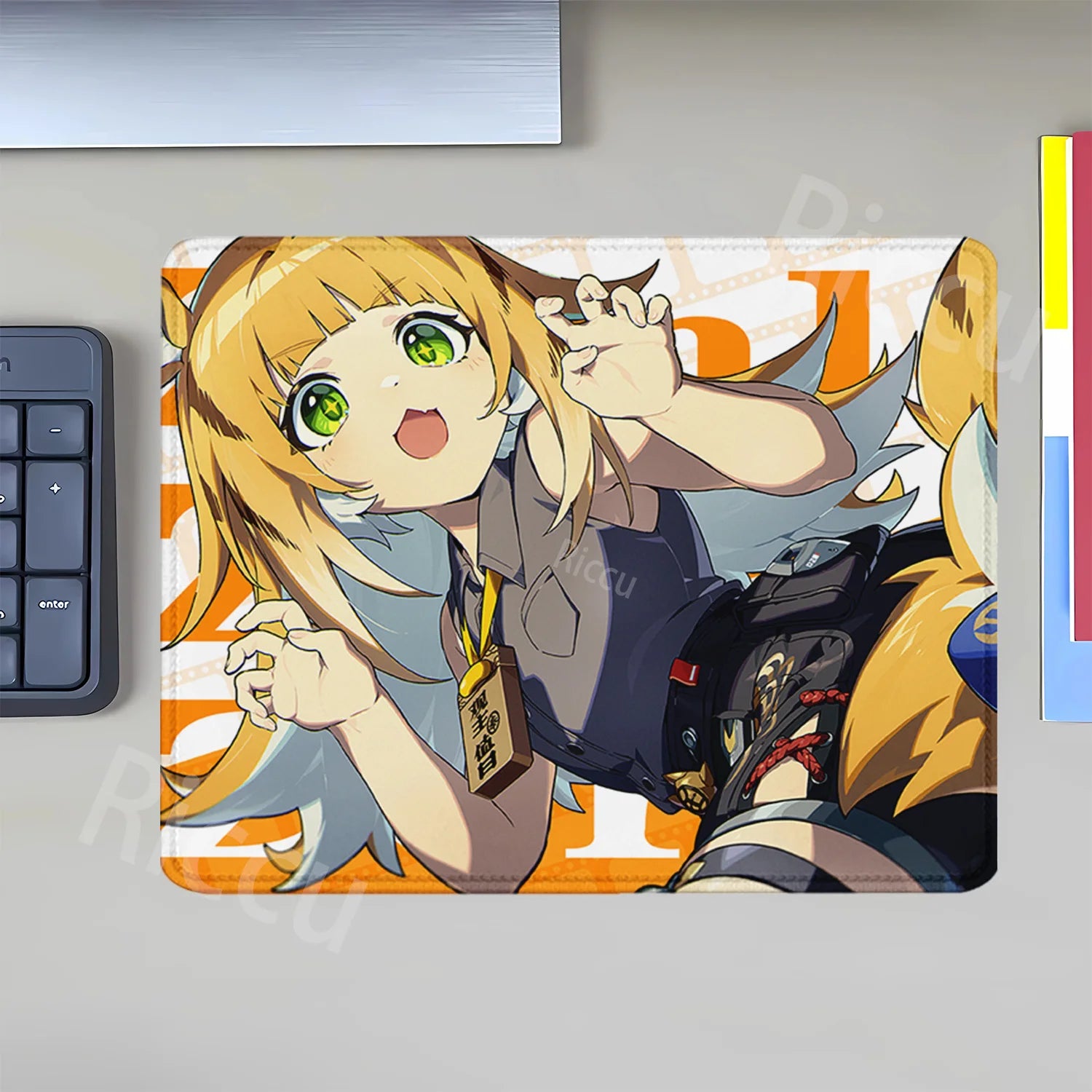 Mouse Pad Zenless Zone Zero Vivian Hoshimi Miyabi Ellen Joe Small Size Mousepad ZZZ Office accessories overlock teclado Desk Mat