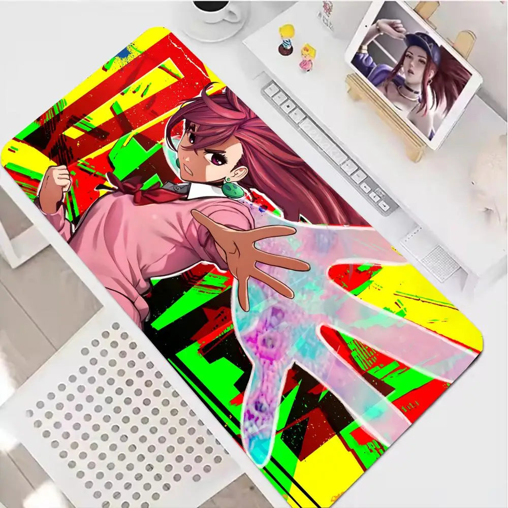 Dandadan Mouse Pad XXL Anime Extended Laptop Ayase Momo Takakura Ken Seiko teclado Mousepad Gaming Accessories Keyboard Desk Mat