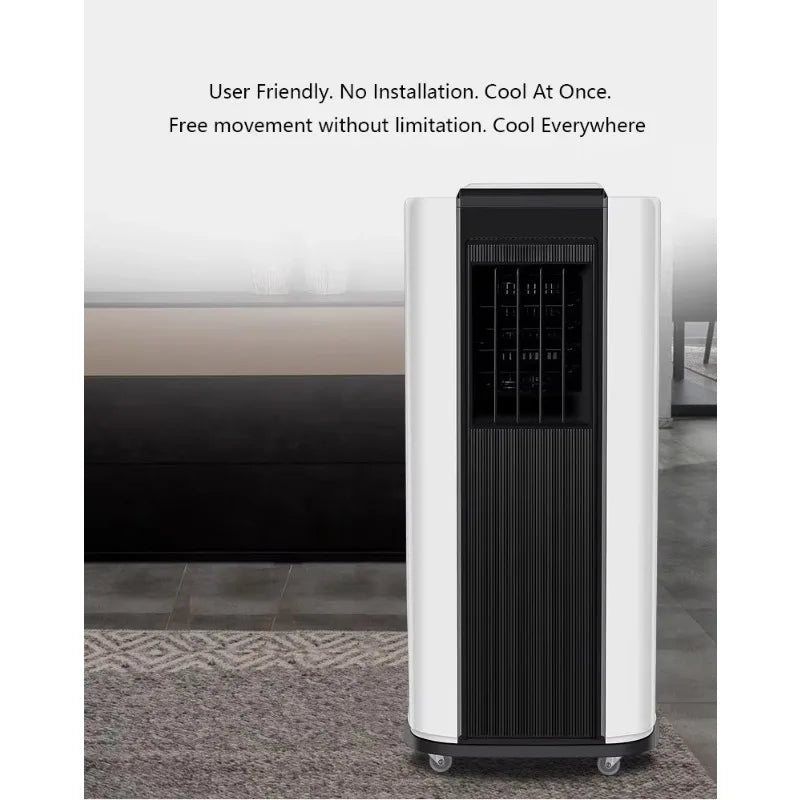 Hot Cooling Heating Dehumidification Mobile 10000 Btu Portable air Conditioner with Touch Screen Control Panel