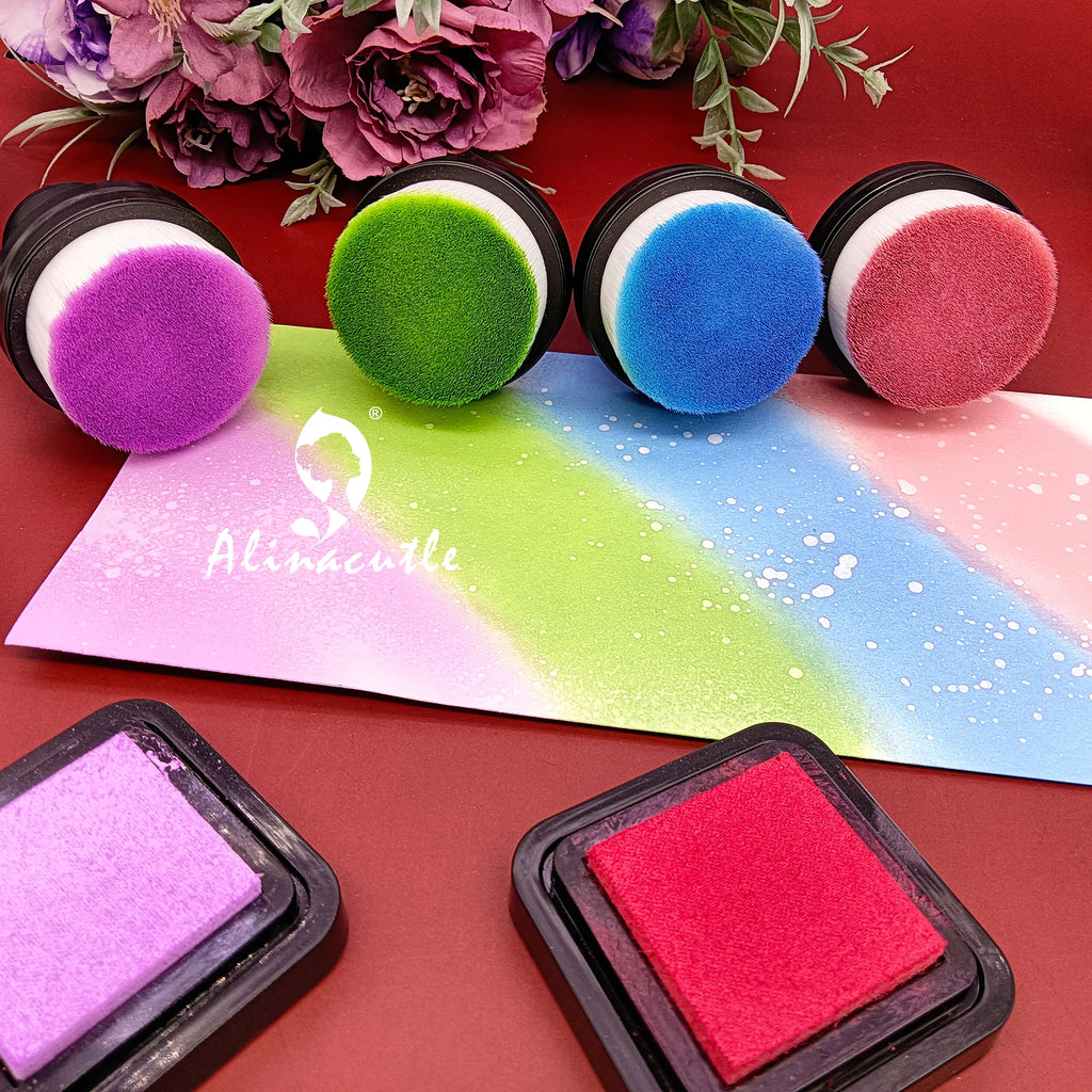 Blending Tools Brush Drawing Painting Brush  Makeup Brushes Flat Kit Make Up Painting  Brushes for Scrapbooking Card handmade