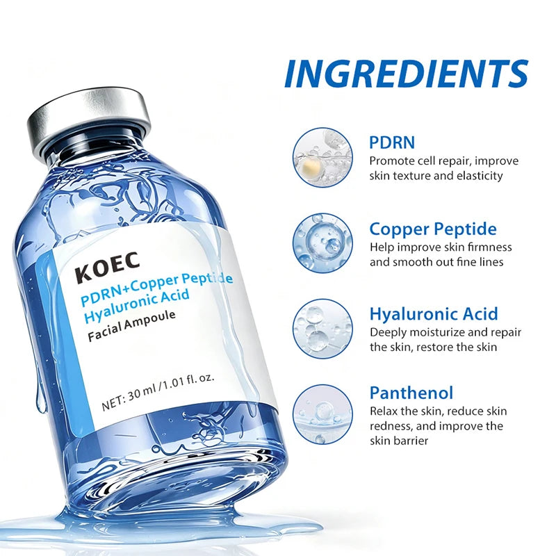 Pdrn Salmon Moisturizing Essence Collagen Blue Copper Peptide Deeply Moisturize Improve Dry Dull Firm Skin Korean Skincare New