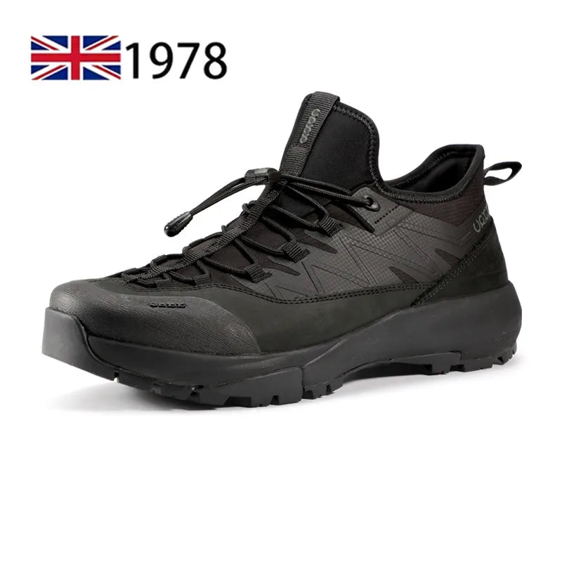 Men Shoes Genuine Leather New Outdoor Hiking, Camping, Running, Jogging, Leisure Hiking, Waterproof, Anti Slip, Breathable Sport