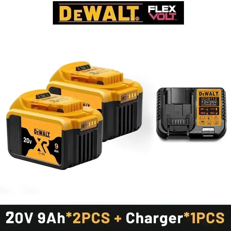 DeWALT 100% Original Battery 20V/60V 6Ah 9Ah MAX FlexVolt for DCB606 DCB205 DCB206 DCB209 DCB182 Power Tool with Battery