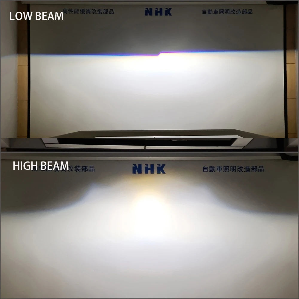NEW For NHK IV Car Lights 3.0 Bi-led Lens 3R G5 6000K 55W LED Projector Lenses Dual Reflector Accessories Retrofit