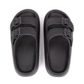 Women Summer Adjustable Sandals Bathroom Home Slippers Outdoor Beach Slides Cloud Casual Soft Flip Flops Non Slip Men Male House