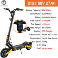 Newet Blade Mini Ultra 60V 27Ah TFT Display Inside NFC Full Hydraulic Brake Dual Motor Blade MINI Ultra