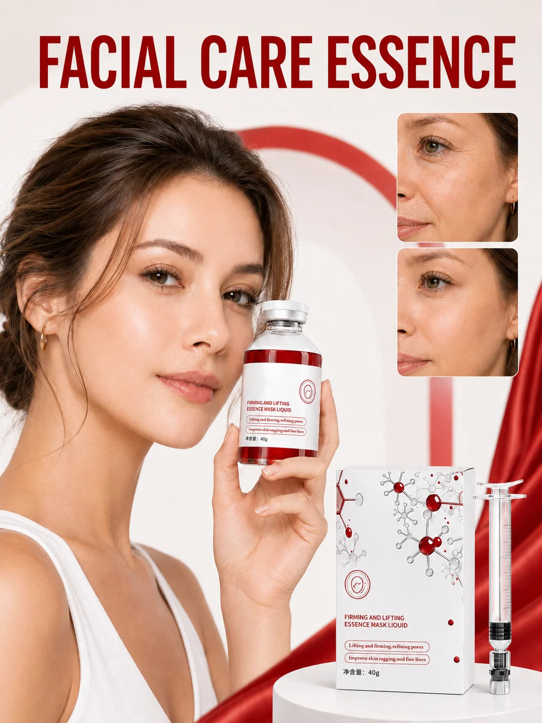 Facial Care Essence Restoring The Beauty of Your Facial Skin. Can Be Used in The Morning, Afternoon and Evening