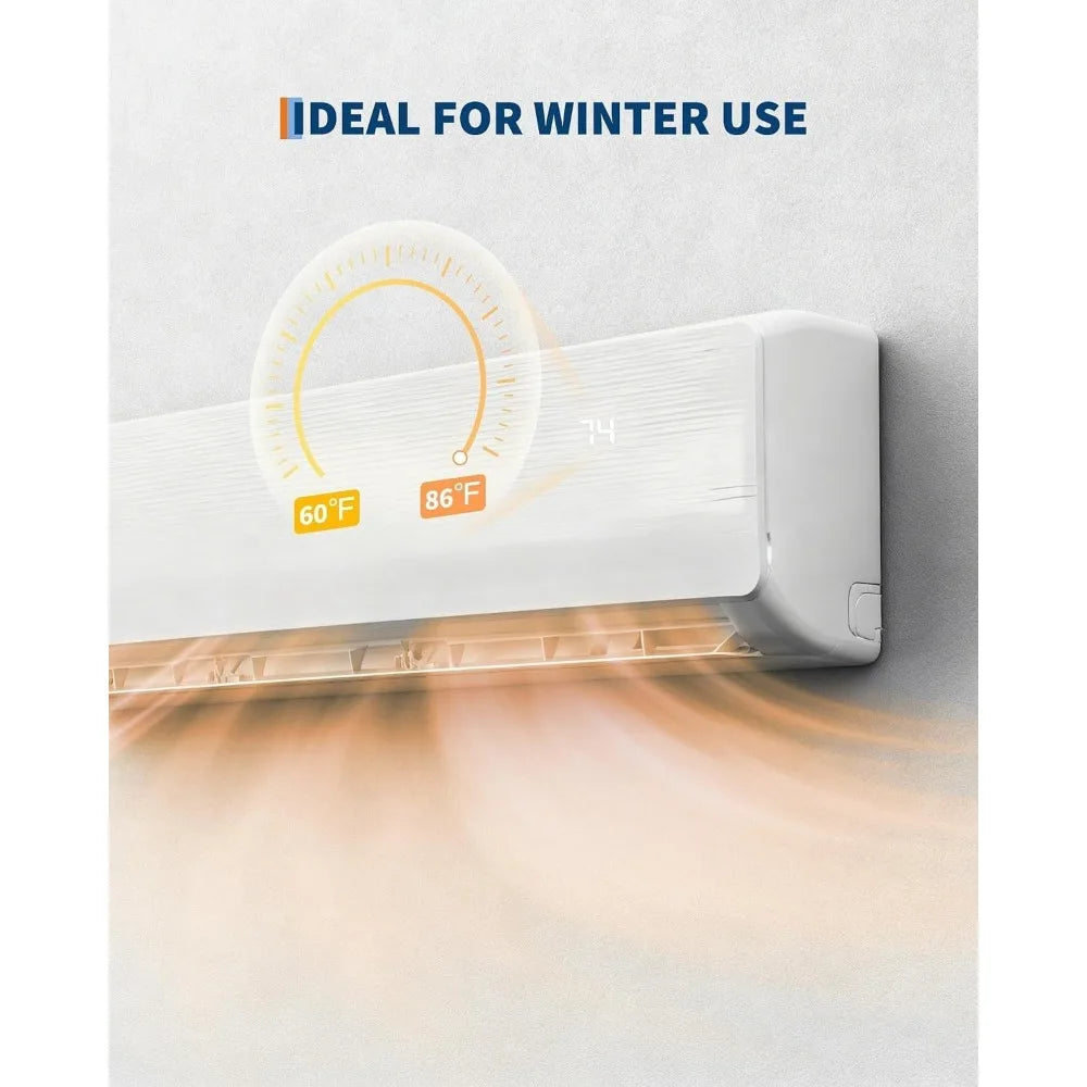 12000 BTU Mini Split Air Conditioner 19 SEER2 Ductless Inverter AC 230V Heat Pump Cools 750 Sq.Ft, Custom