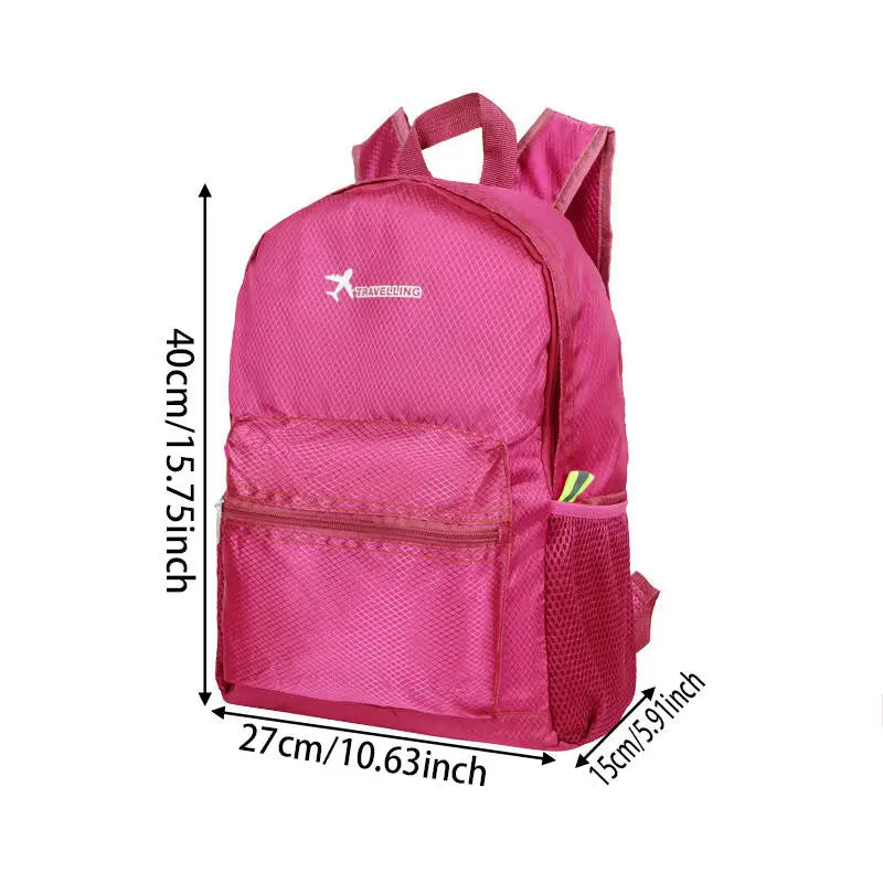 Lightweight Foldable Backpack Men Women Waterproof Packable Backpack Outdoor Travel Hiking Cycling Daypack Camping Shoulders Bag