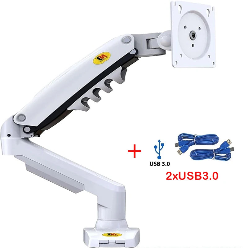 F80 Gas Spring 17-30 inch Desktop LED LCD Monitor Mount Holder Arm Ergonomic Gas Strut Flexi Mount Load 2~9kgs